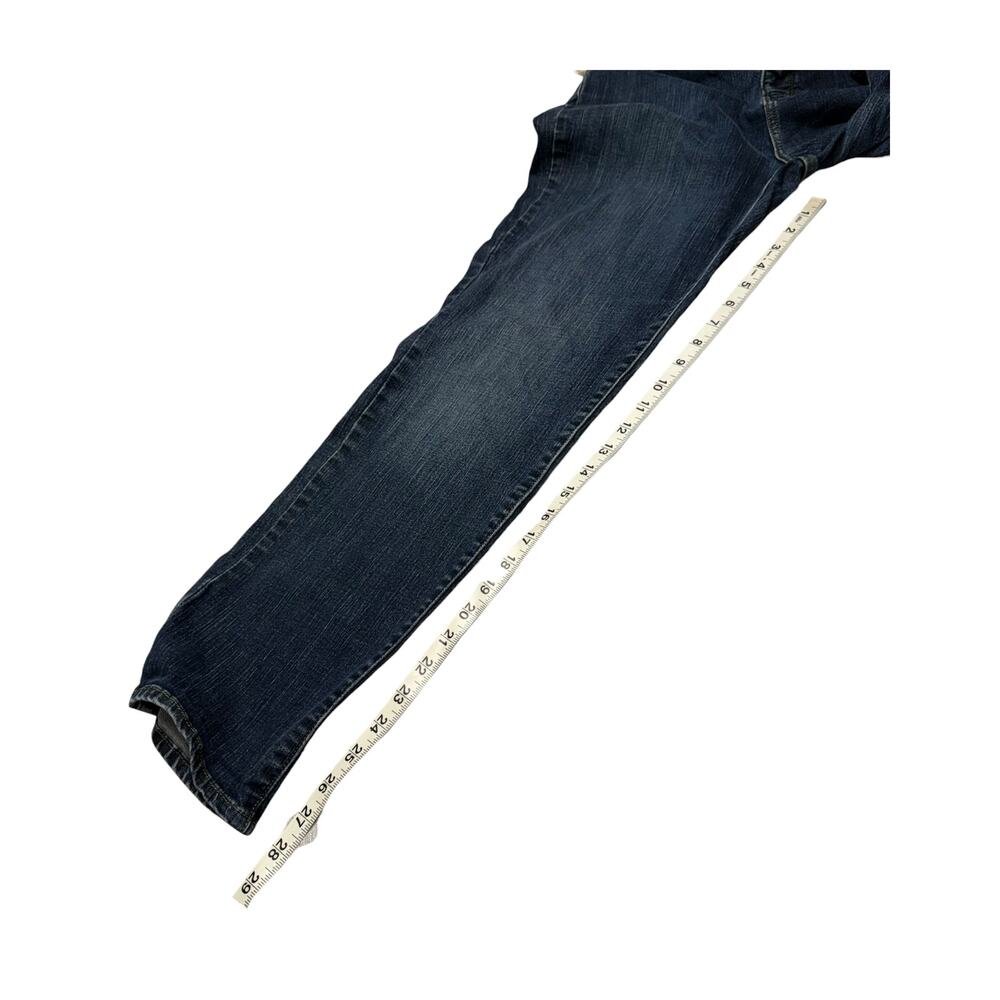 Levis 512 Perfectly Shaping Straight Leg Jeans Womens 32x30 Dark Wash Denim - Picture 6 of 8